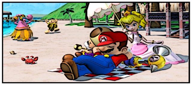 mario gets all the babes