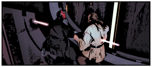 Clearly Darth Maul has put in his 4 years.