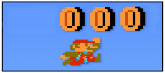Don't cry, Mario -- There's a lot of coins up there.