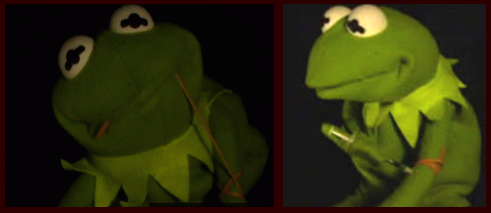 No, Kermie, No!  Heroin is bad for you!