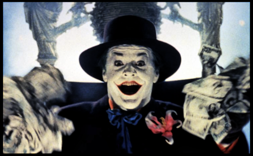 Joker knows how to give away money in style.